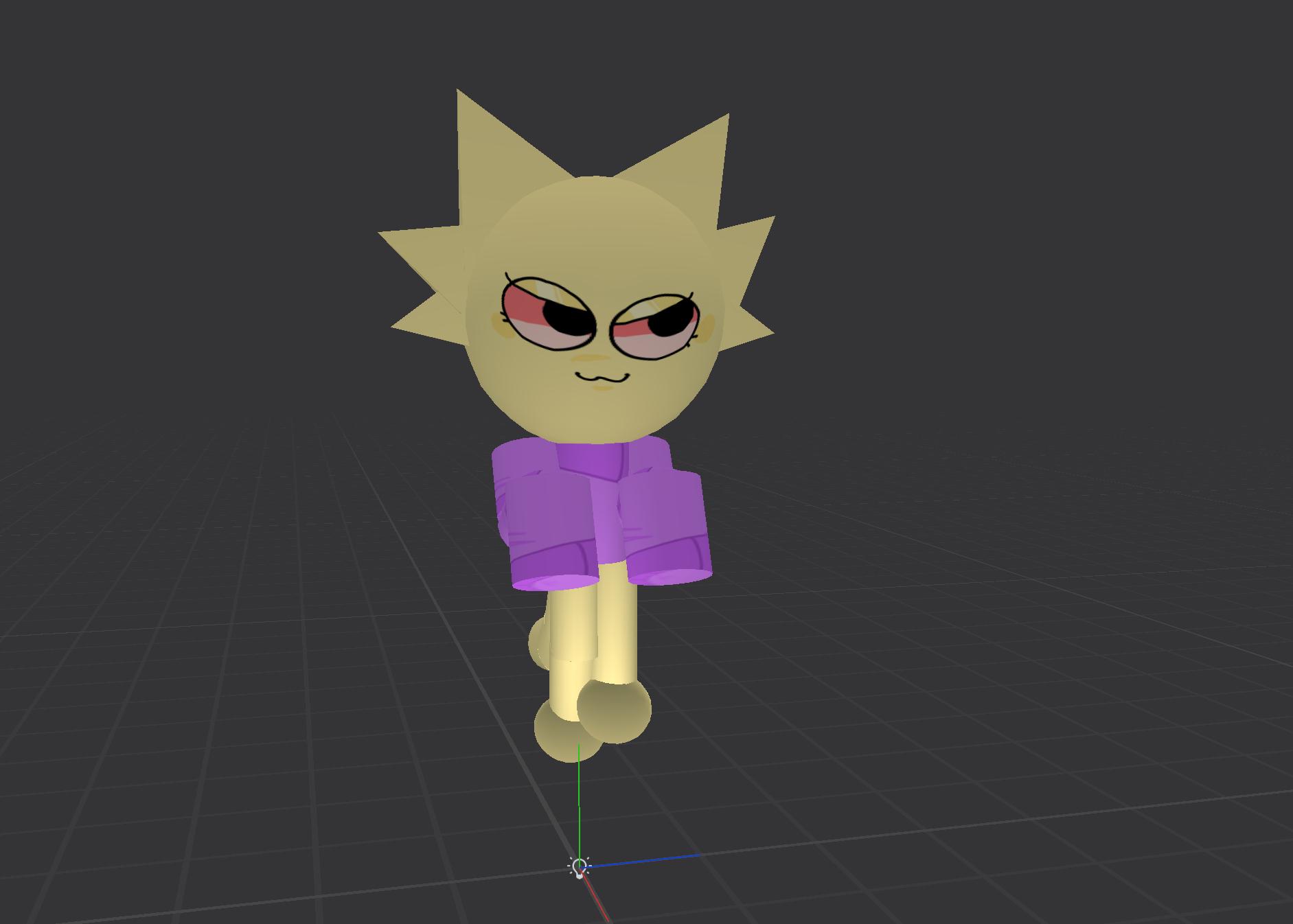 -Dandys world panic au- Panic 53 Some 3D model i made - ibisPaint