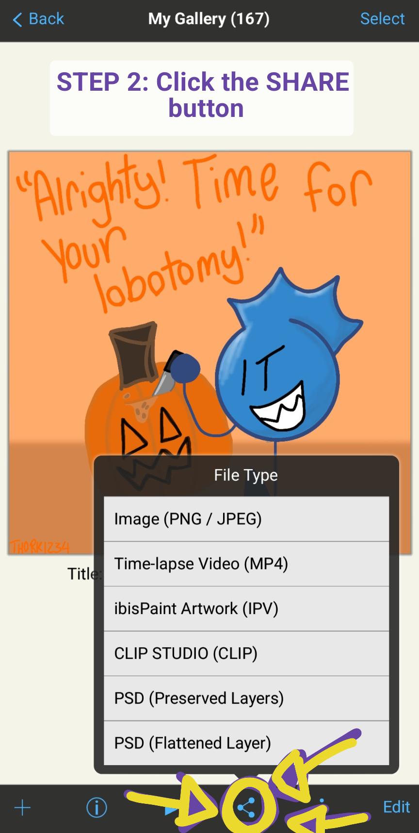 Dumb little randomness Randomness x10 Saving/sharing ibis files - ibisPaint
