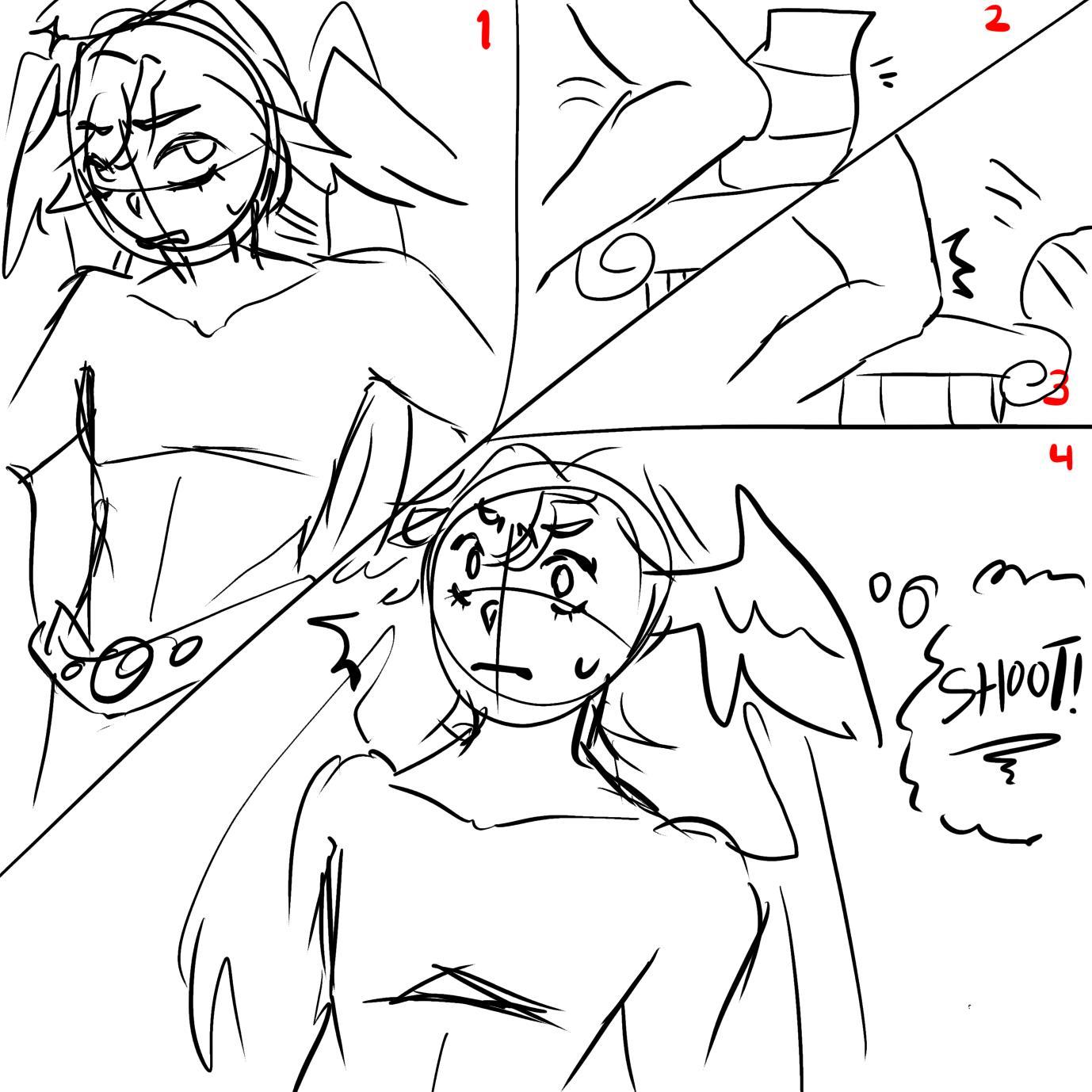 FALLING DOWN FALLING DOWN | 4 | ACTUAL COMIC FINALLY LOL - ibisPaint