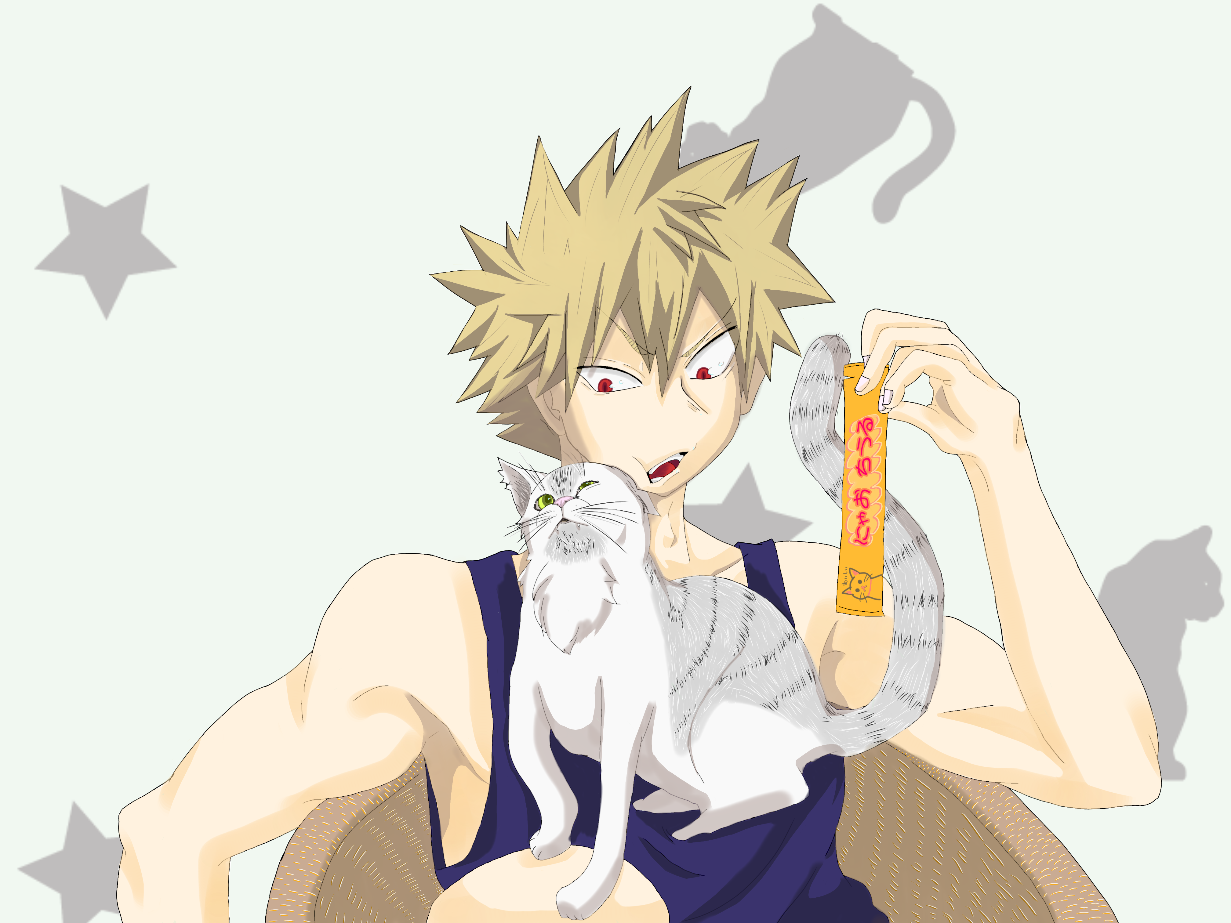 かっちゃんと猫 - ibisPaint
