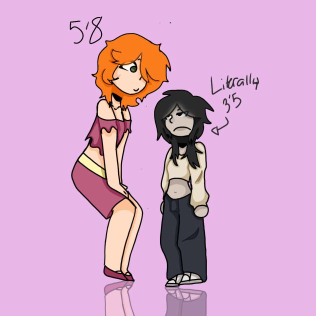 The height difference🙊 - ibisPaint
