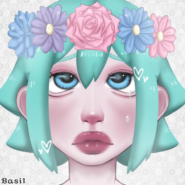 Basil in jelly art style 🌻💋