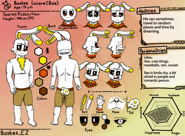 Bas's reference sheet