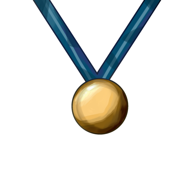 Gold medal realistic 🏅