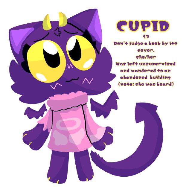 Tadc oc Cupid 😈🐱💘
