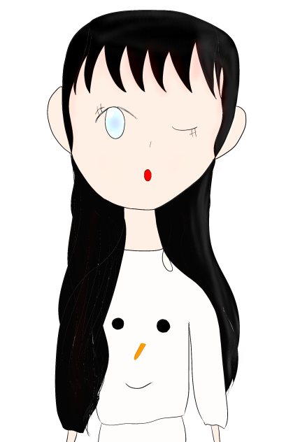 雪だるまの擬人化