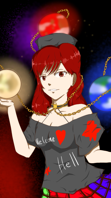 【ヘカーティア・ラピスラズリ】東方キャラ描いてみた ①