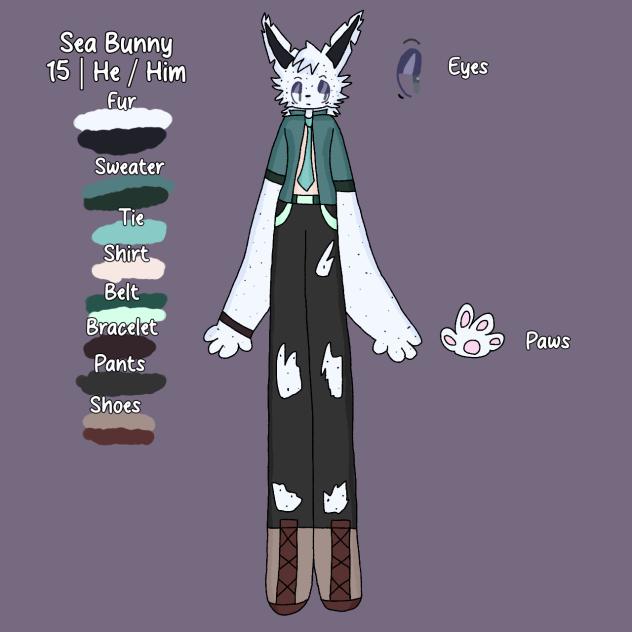 Sea Bunny Redesign 🤍🖤