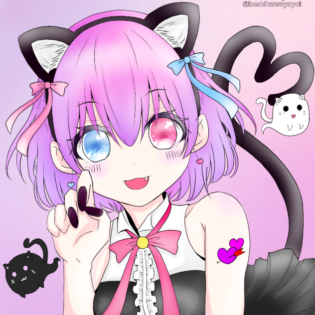 やよい様の線画お借りしました！2