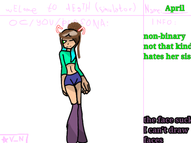 oc for Welcome To Death (sim)