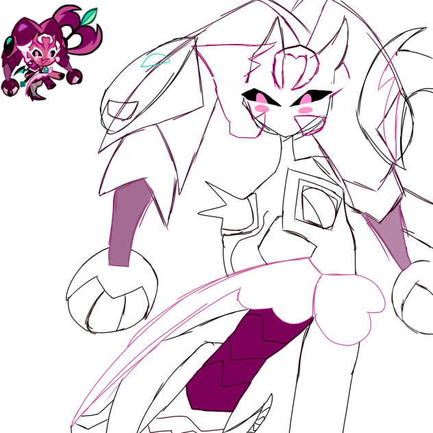 Lychee Dragon Cookie Unfinished