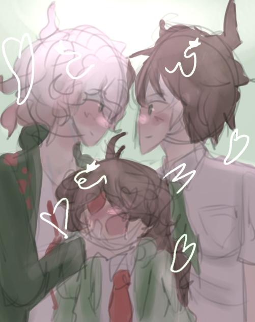 Ellie x Nagito x Hajime