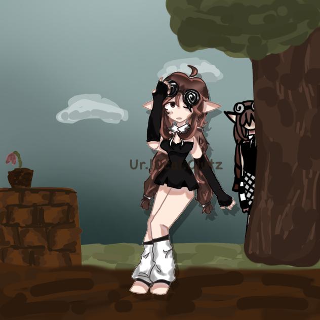 ~3 year old oc redraw~