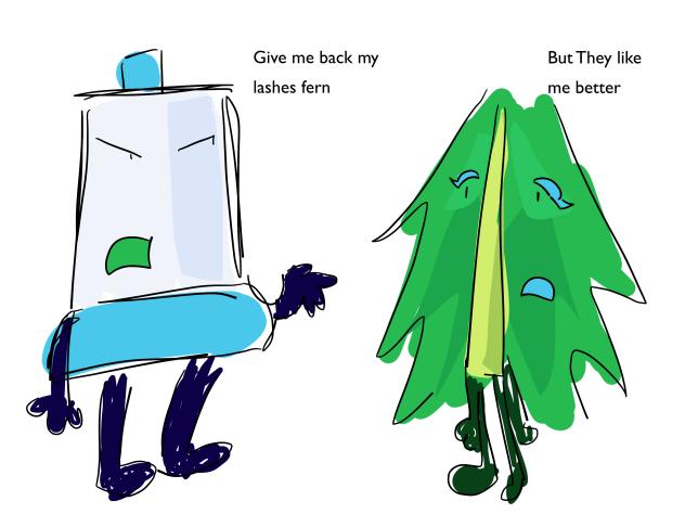 Give me back my lashes fern