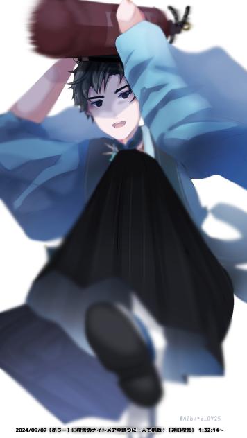 迷旧校舎でのサンキューさん🧯