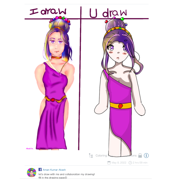I draw you draw with Aman Kumar Akash!