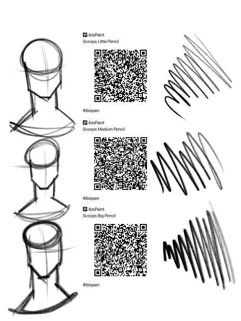 Scoops Pencil Bundle 3