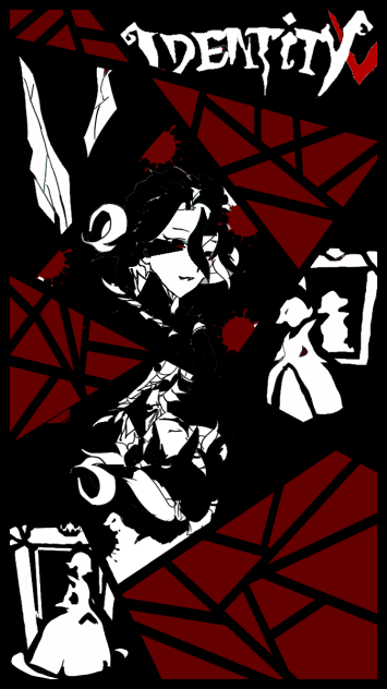 血の女王 第五人格色ぬり手抜き。