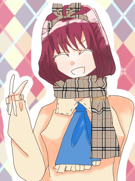 彩花書きました！#彩花ちゃんの代理描いてみよー大会