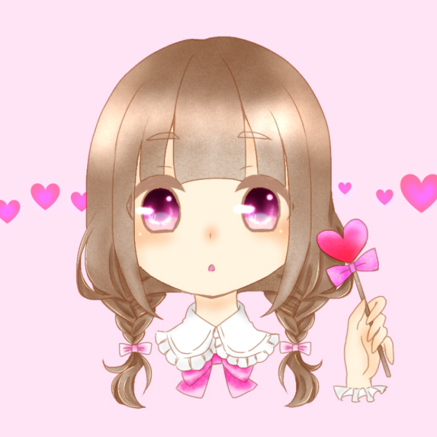 女の子16 線画 塗らせていただきました