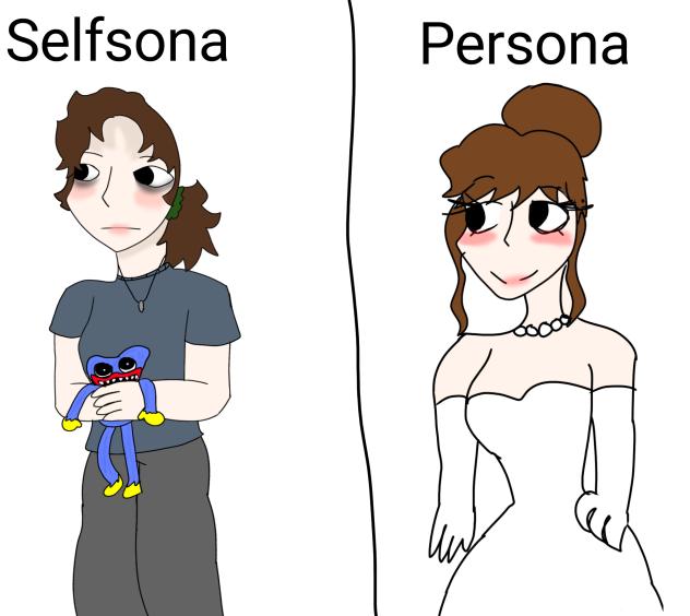 my selfsona vs persona