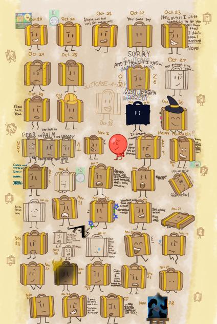 suitcase-a-day!! (the complete saga)