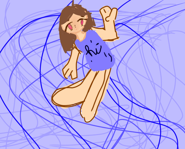 drawing with a scribble - ibisPaint