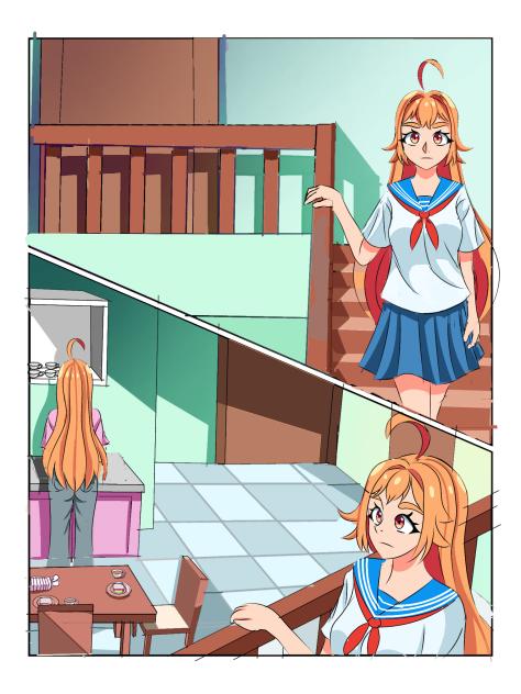 My first manga Page 5 and 6