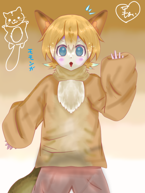 モモンガ　擬人化∩^ω^∩