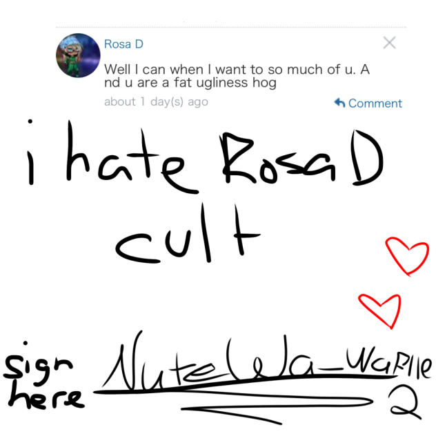 I hate Rosa d cult