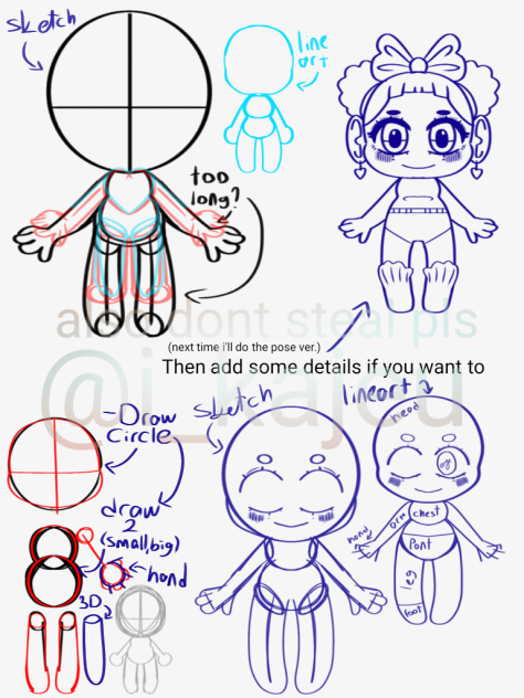 How i draw Small Character
