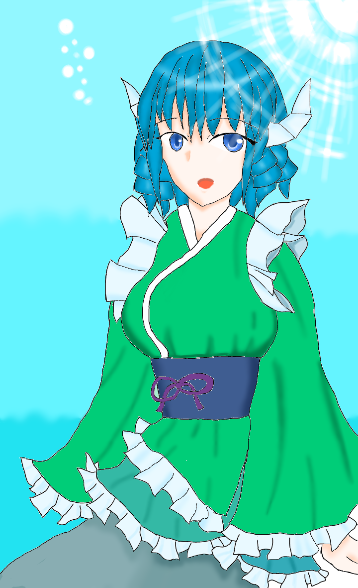 わかさぎ姫その２ Ibispaint