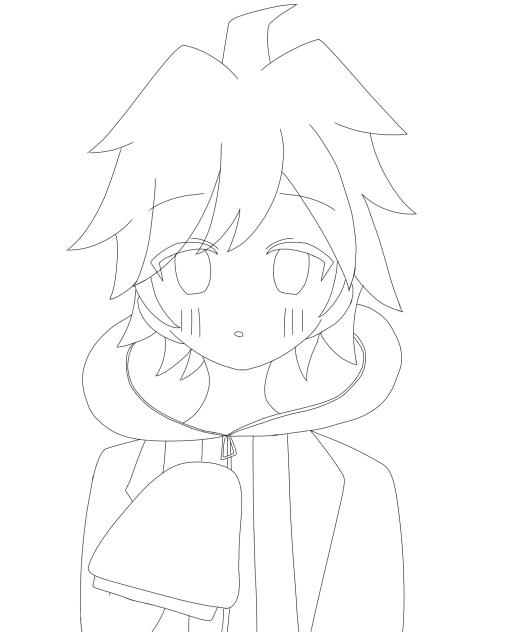 ちび苗木（線画）