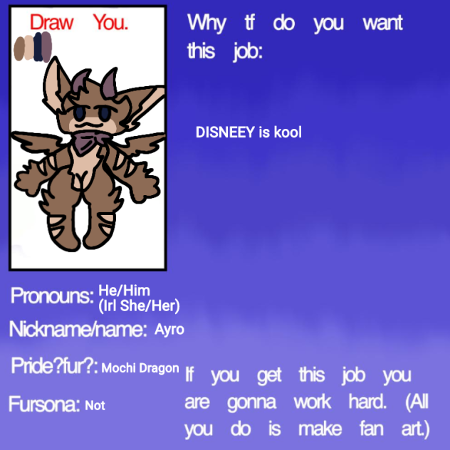 I really want a job at DISNEEY