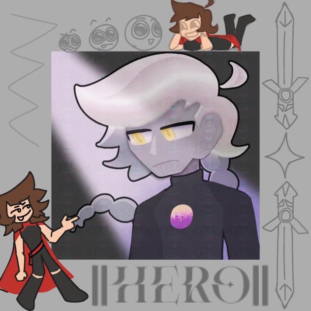 Hero and blade fan artz!!! XD
