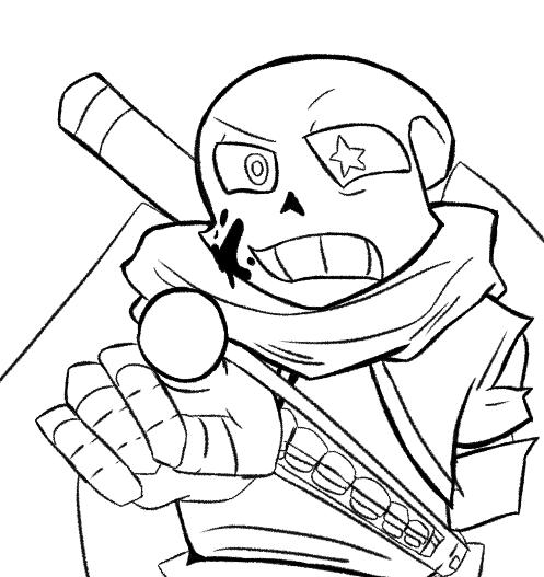 Ink sans pointing - ibisPaint