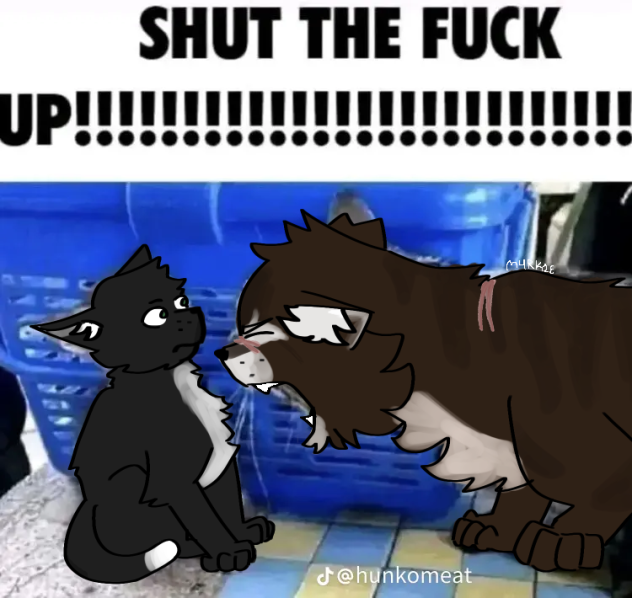 Tigerclaw when Ravenpaw mentions Redtail