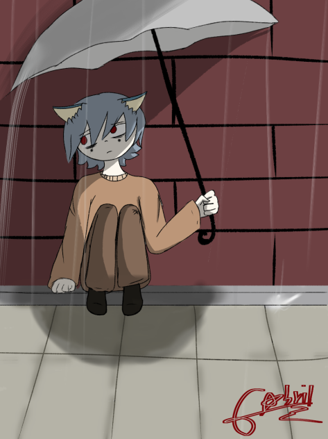 bajo la lluvia