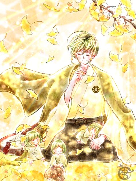 木漏れのイチョウ日和