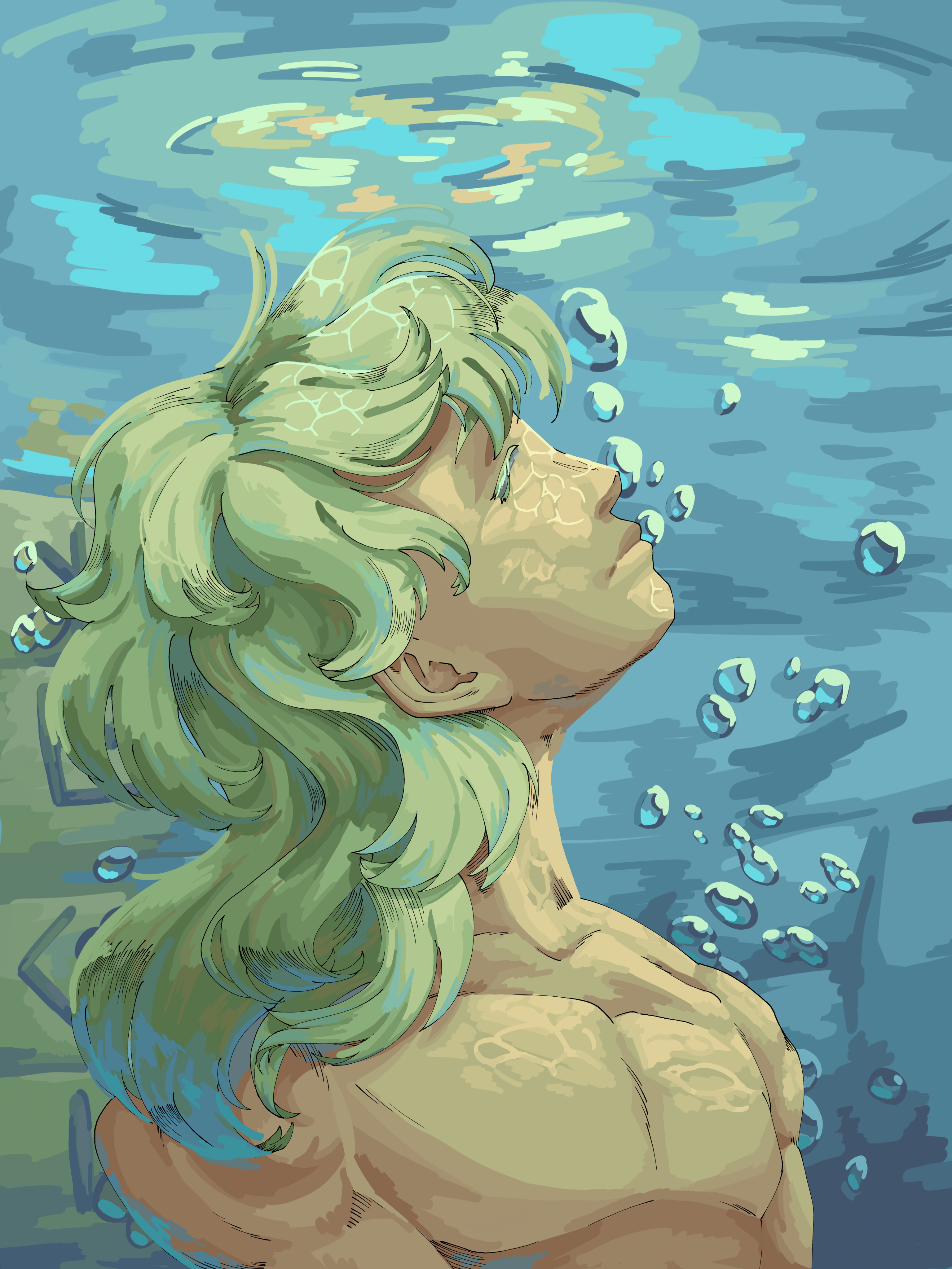 help im under da water - ibisPaint