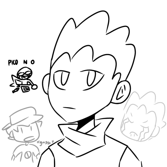 Pico with anime eyes part two - ibisPaint