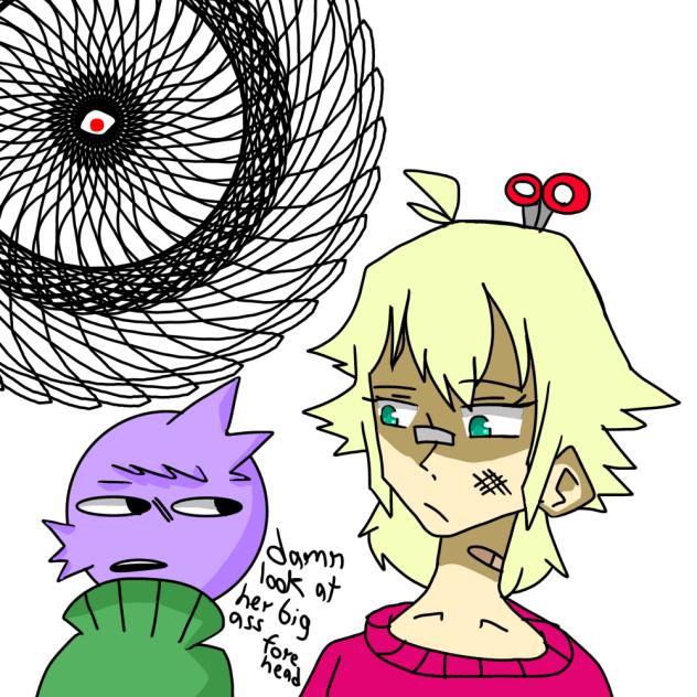 purple stickman and Cheal