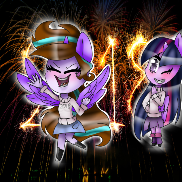 Happy New Year Everypony!!(Speedpaint)