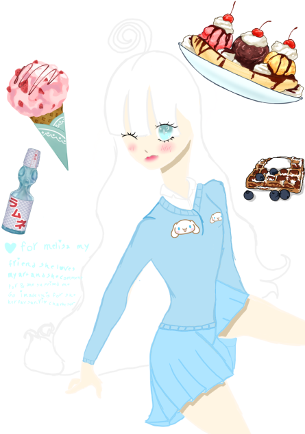 Cinnamorol girl💙🫐🐇for my friend melisa✨🌙