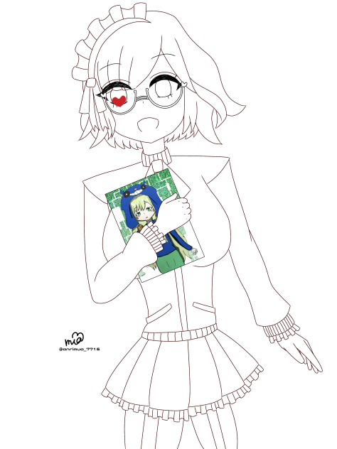 ミサキちゃん 線画
