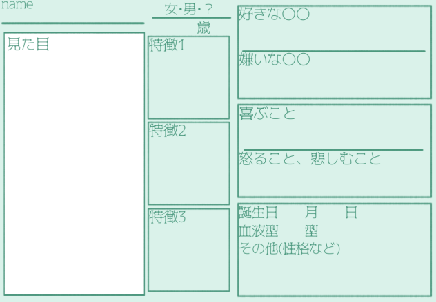 トリセツ(？)テンプレ