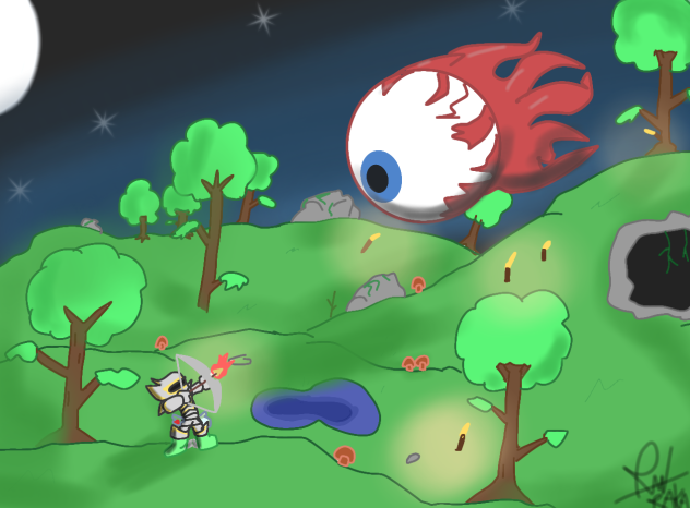 eye on eye🔍👁terraria