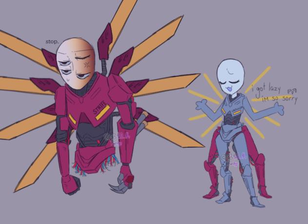 strife & crawler (cosplay) - ibisPaint