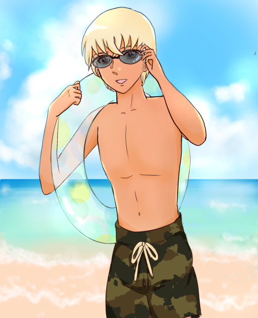 夏の海シリーズその7 安室さん