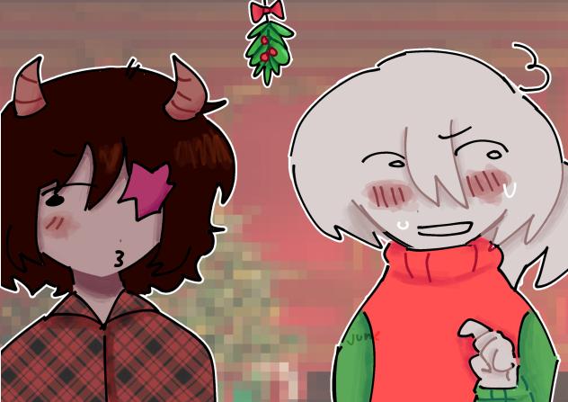 “is that a mistletoe…”